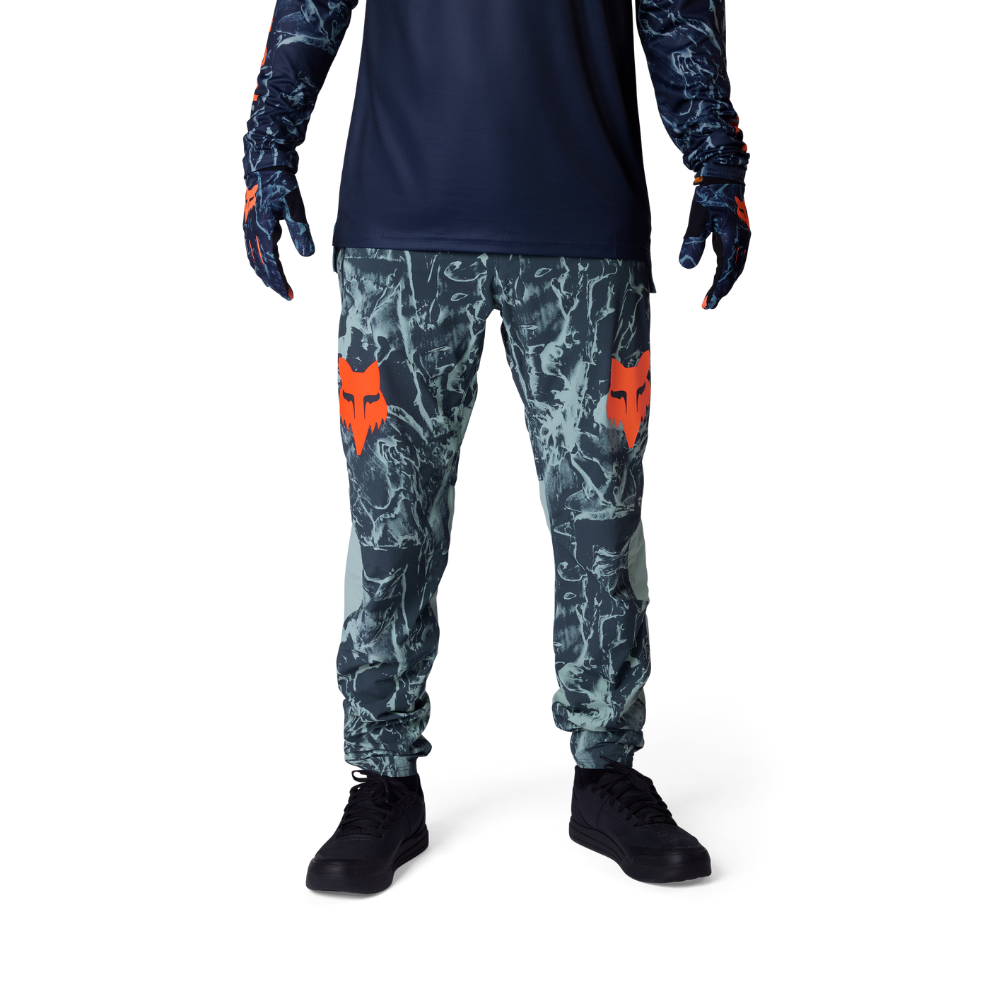 Fox Ranger Pantalon Image Print Bleu Arctique