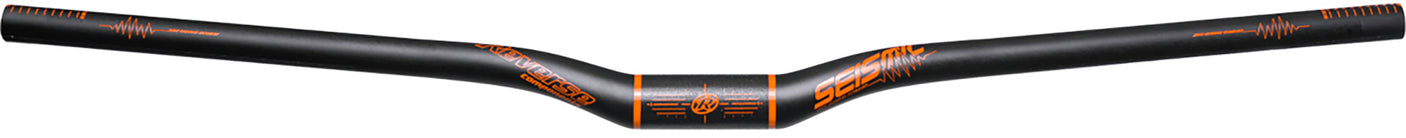 Reverse Seismic 810 Carbon Guidon Ø31,8mm 25mm noir/orange