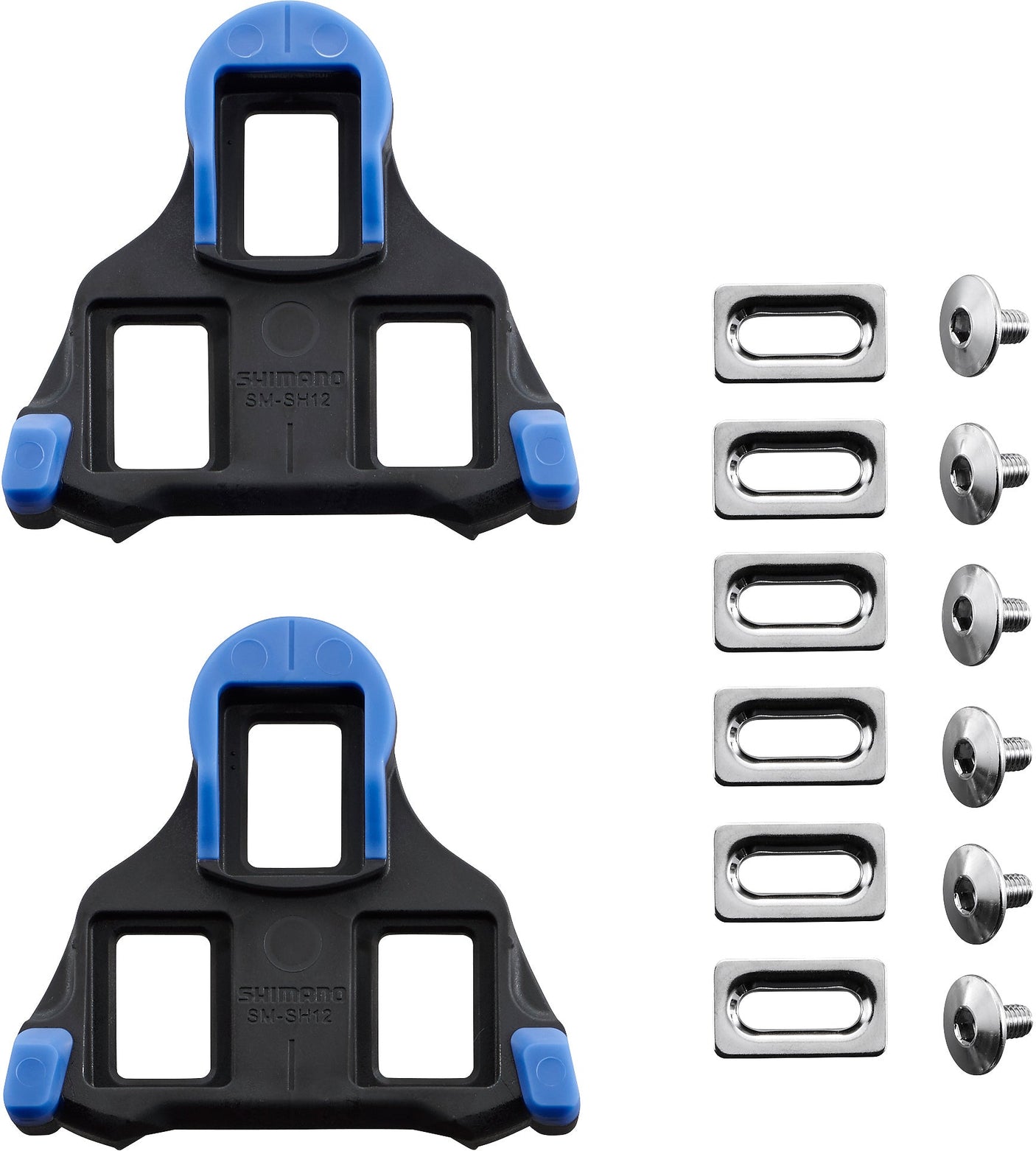 Shimano SM-SH12 Kit de cales pour pédales SPD-SL noir/bleu
