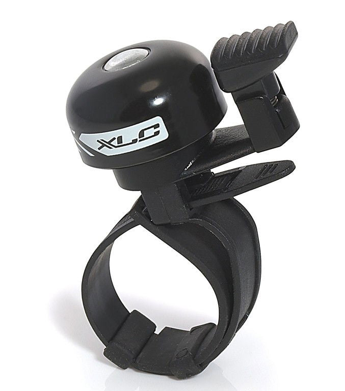 XLC DD-M05 Sonnette Mini Oversize pour Vélo avec Fixation Flexible