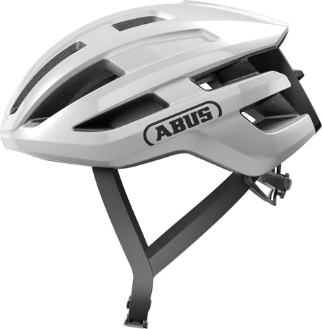 ABUS Powerdome casque route brillant blanc