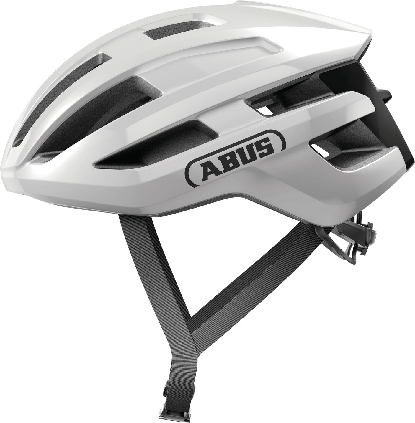 ABUS Powerdome casque route brillant blanc