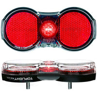 Busch + Müller Toplight Flat plus feu arrière dynamo noir/rouge – aktuelle Variante