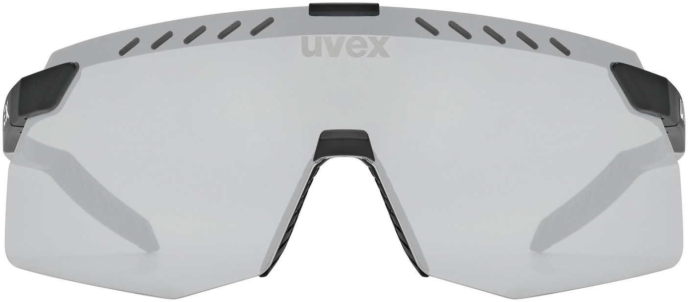 uvex Pace Stage S Lunettes de vélo Noir Mat / Miroir Argent