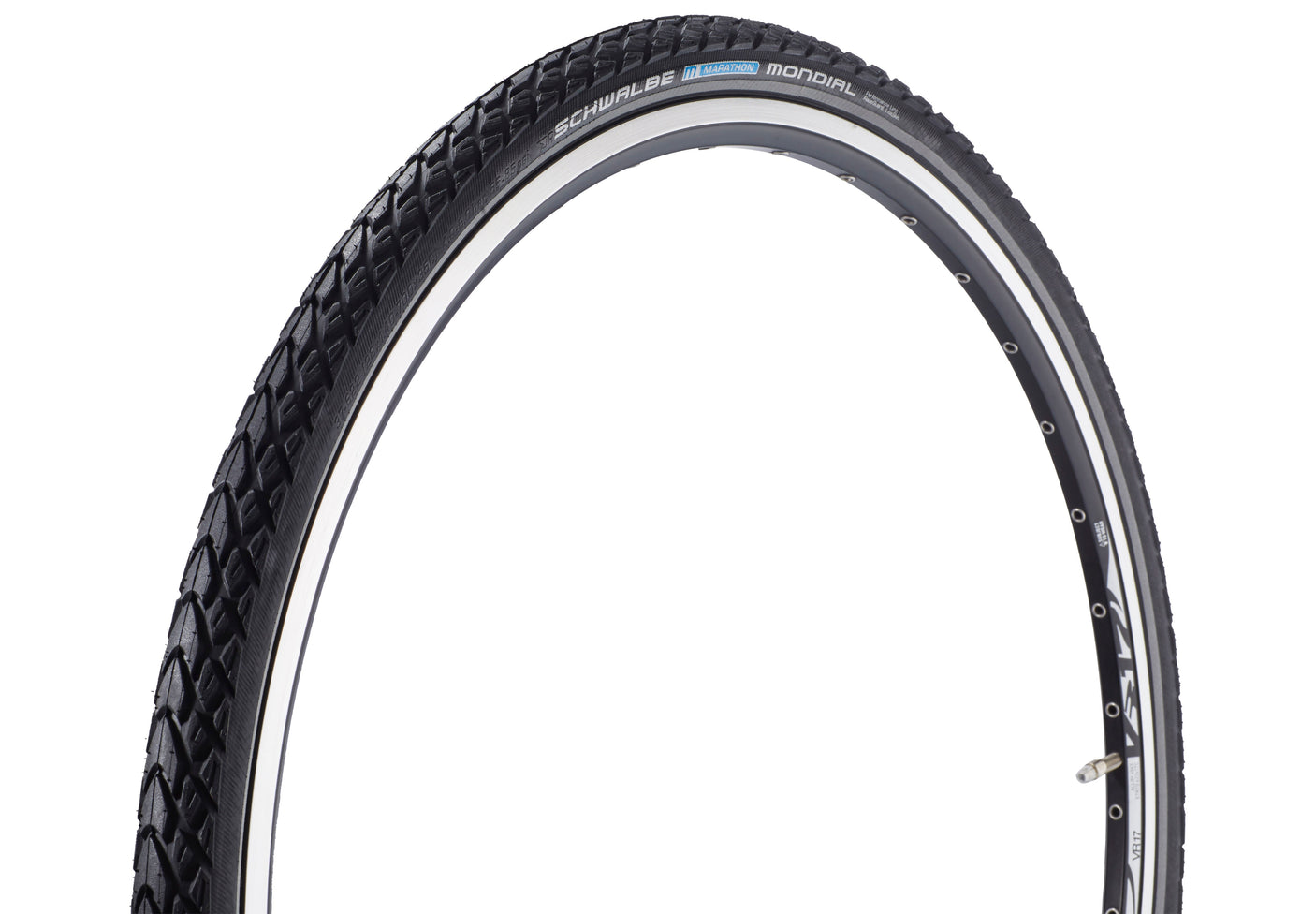 Schwalbe Marathon Mondial pneu à tringle fil Performance 28" Lite Reflex