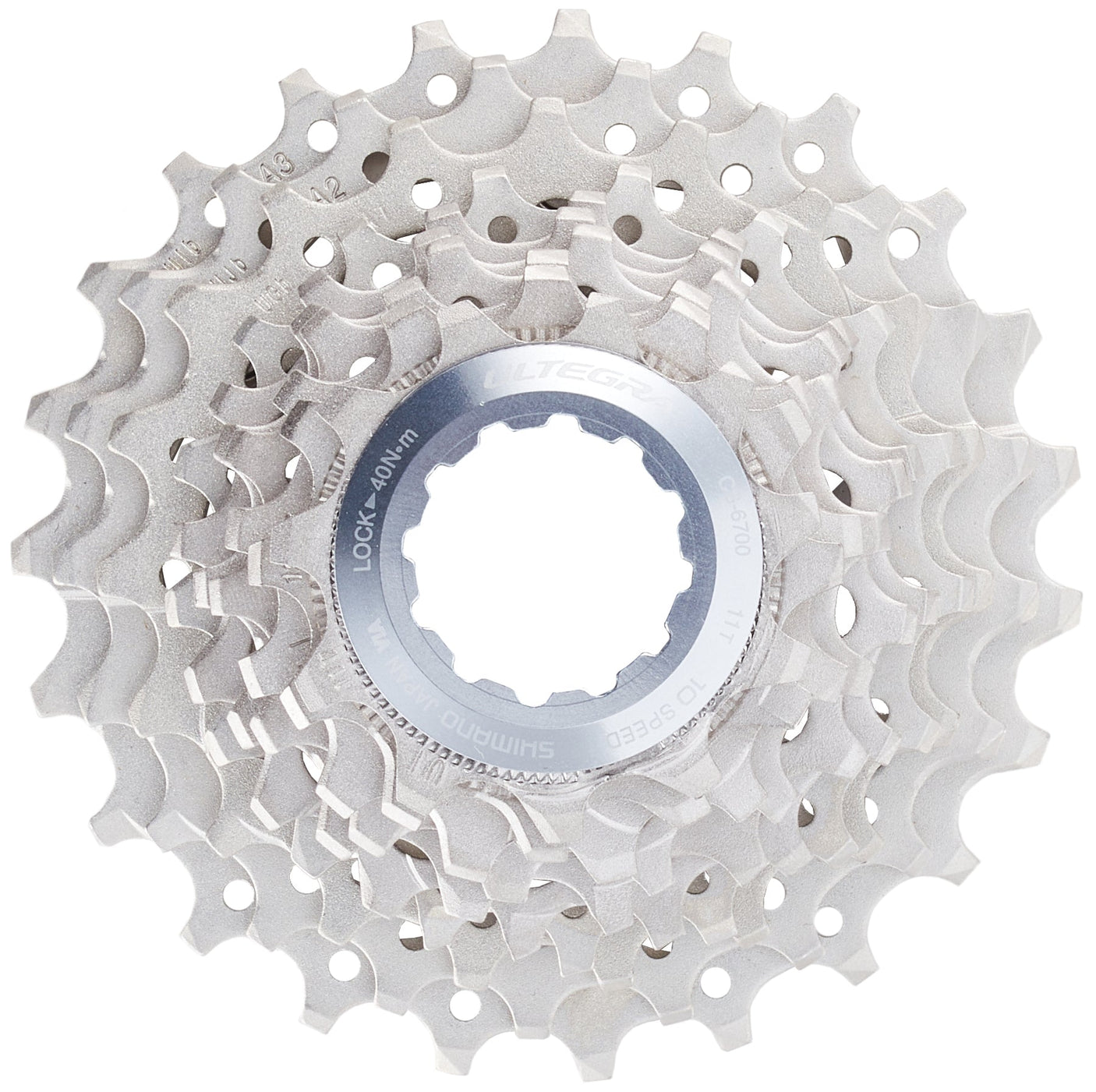 Shimano Ultegra CS-6700 cassette 10 vitesses argent