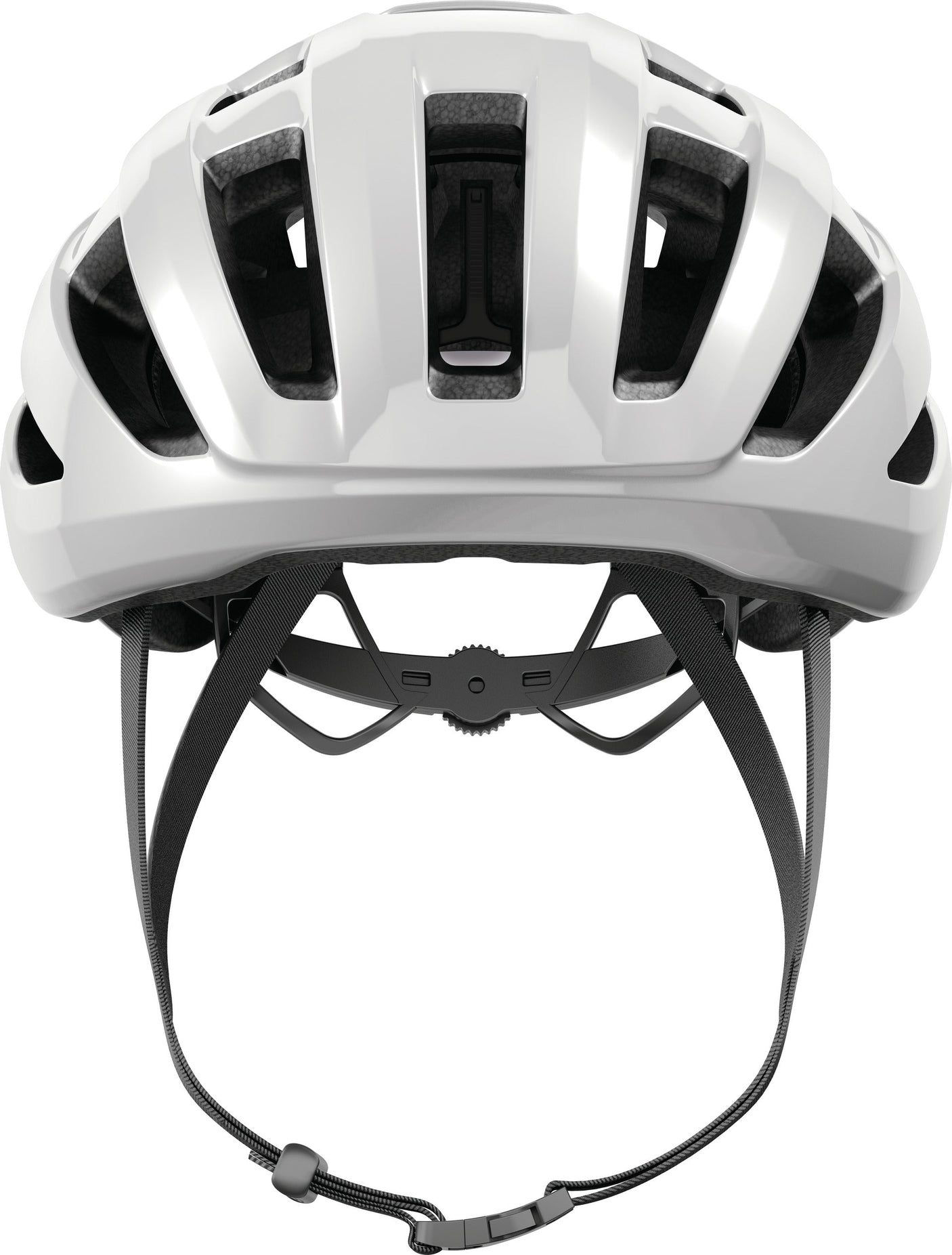 ABUS Powerdome casque route brillant blanc