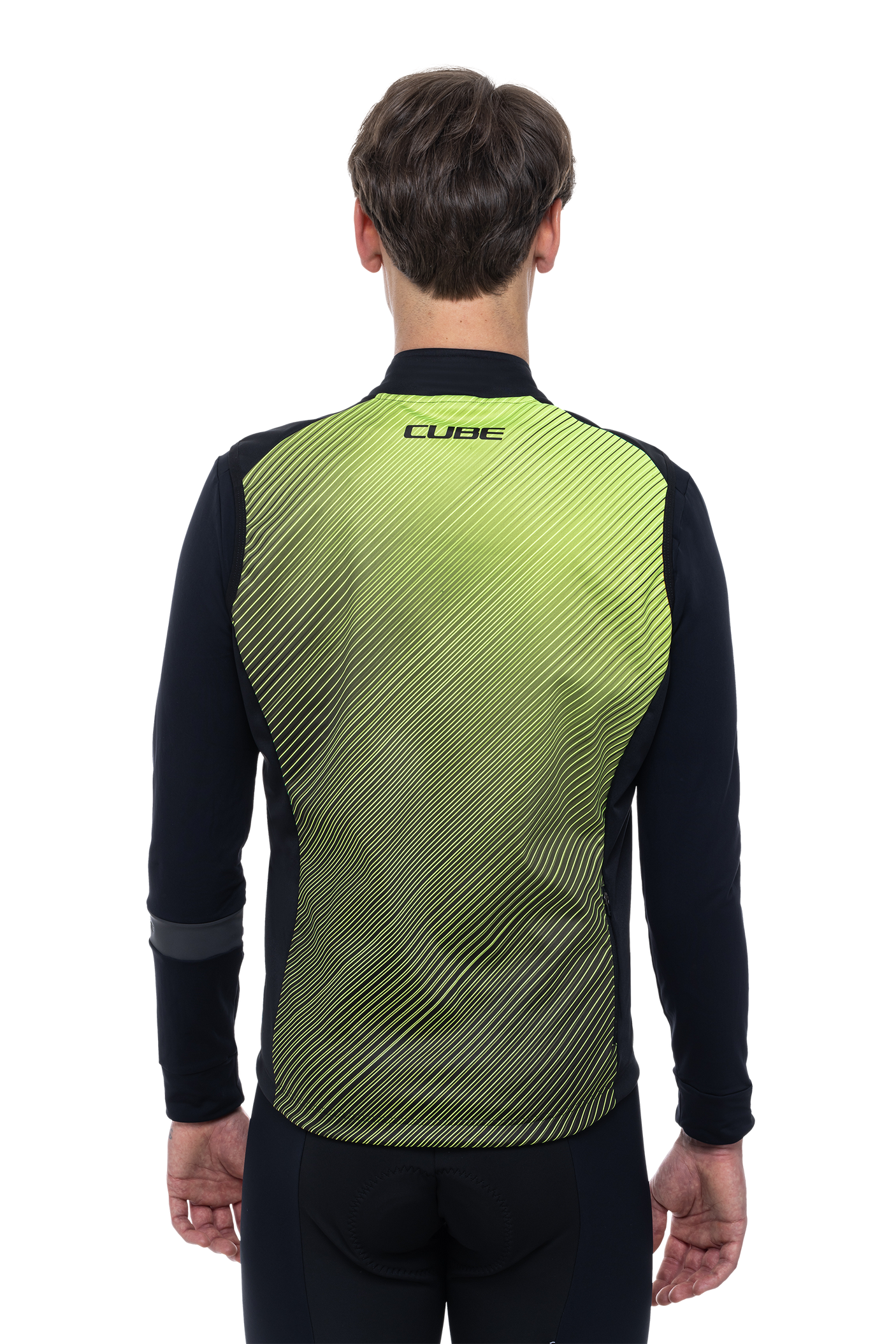 CUBE BLACKLINE Veste softshell Safety black´n´neon yellow