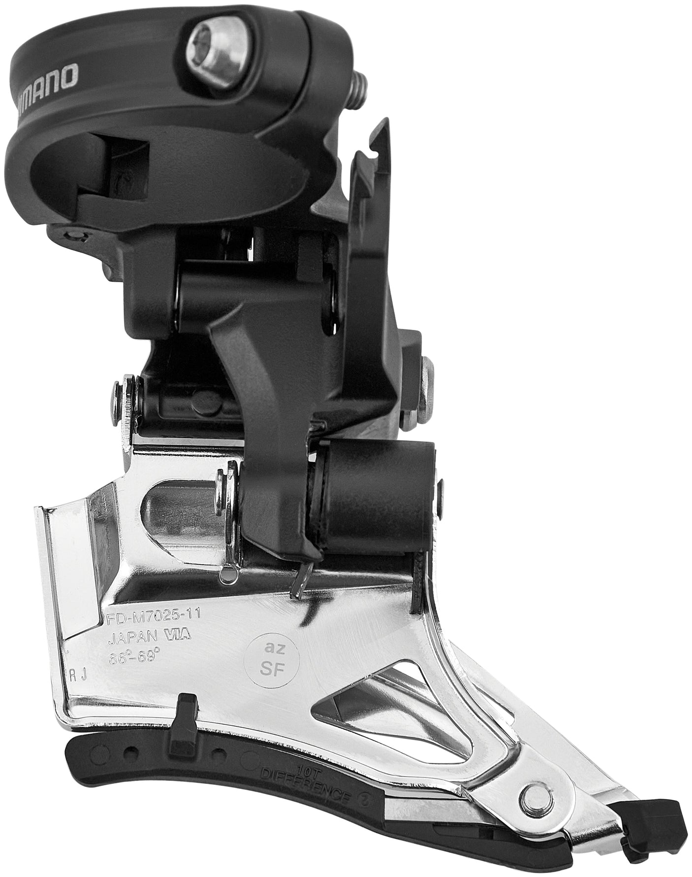 Shimano SLX FD-M7025 dérailleur avant collier haut 2x11 Down Swing noir