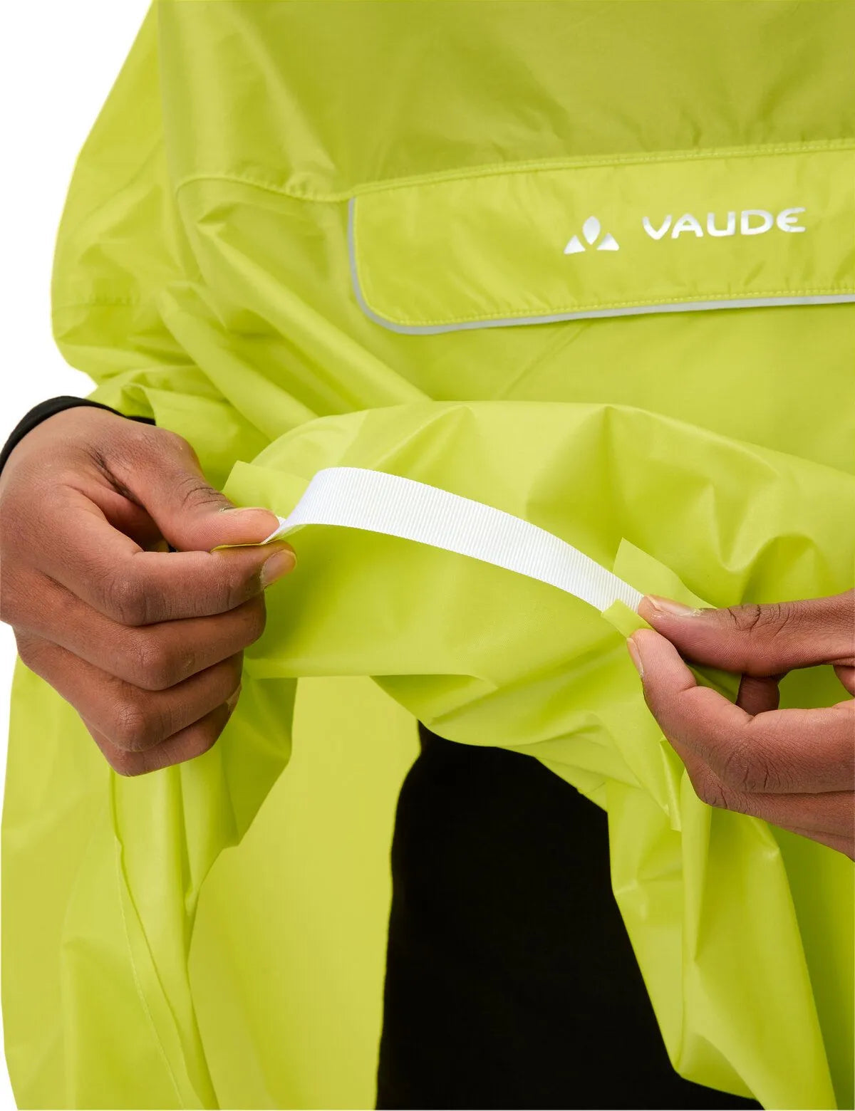VAUDE Valdipino Poncho jaune néon uni