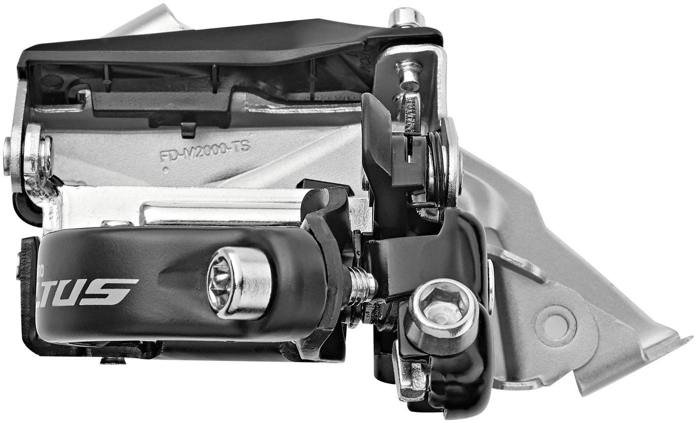 Shimano Altus FD-M2000 dérailleur avant 3x9 vitesses Top Swing collier bas argent/noir