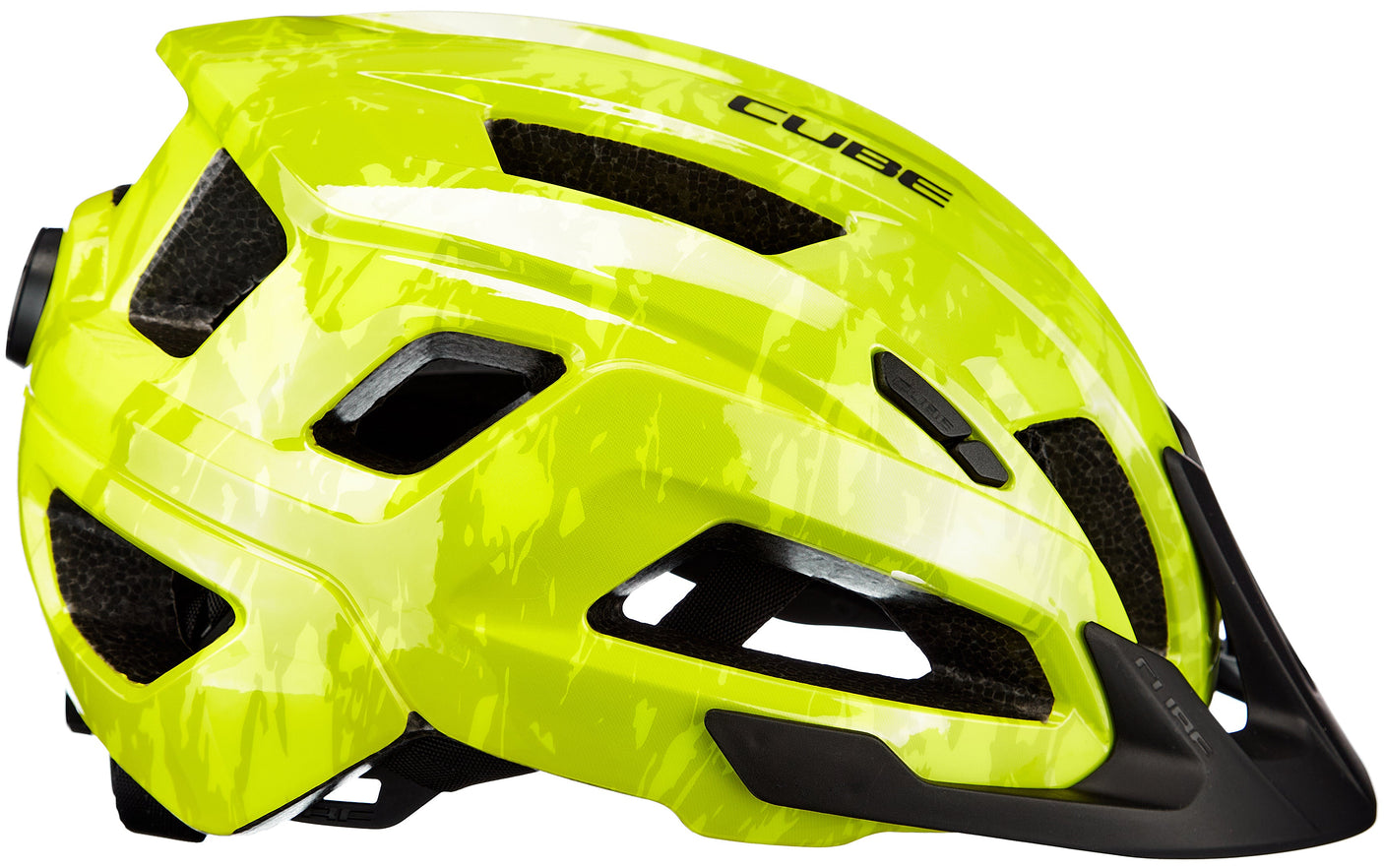 CUBE Casque STEEP brillant citronnelle