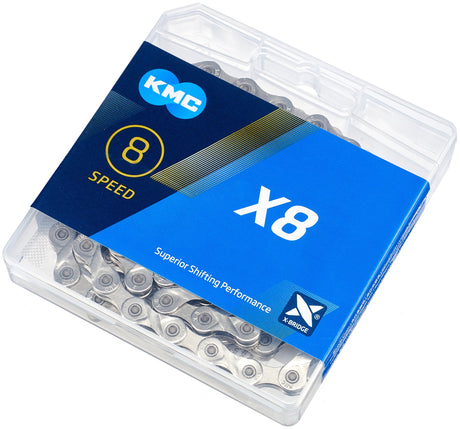 Chaîne KMC X8 6-/7-/8 vitesses argenté