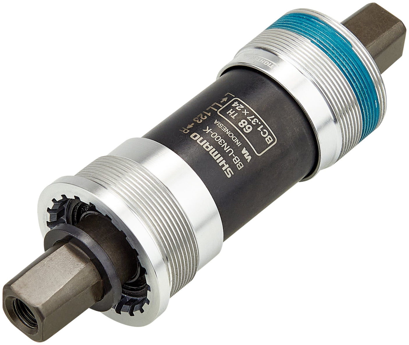 Shimano BB-UN300 Boîtier de pédalier carré BSA 68mm pour carter de chaîne incluant entretoise