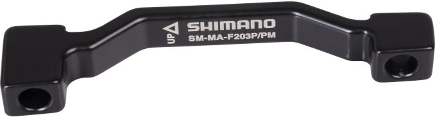 Adaptateur de frein à disque Shimano de PM 180 mm à PM 203 mm noir