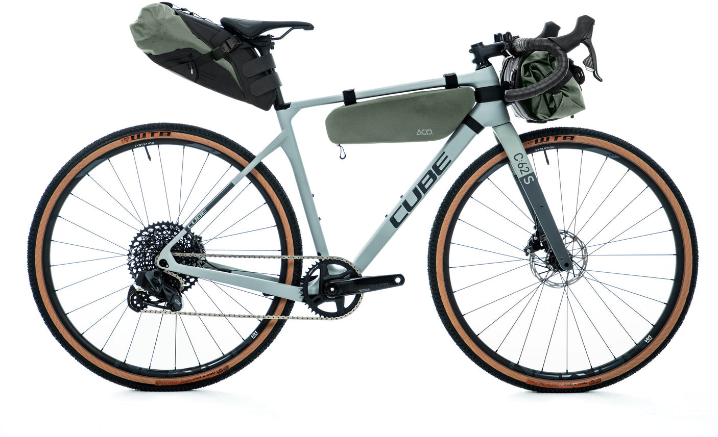 ACID Sacoche de cadre PACK PRO 2 green