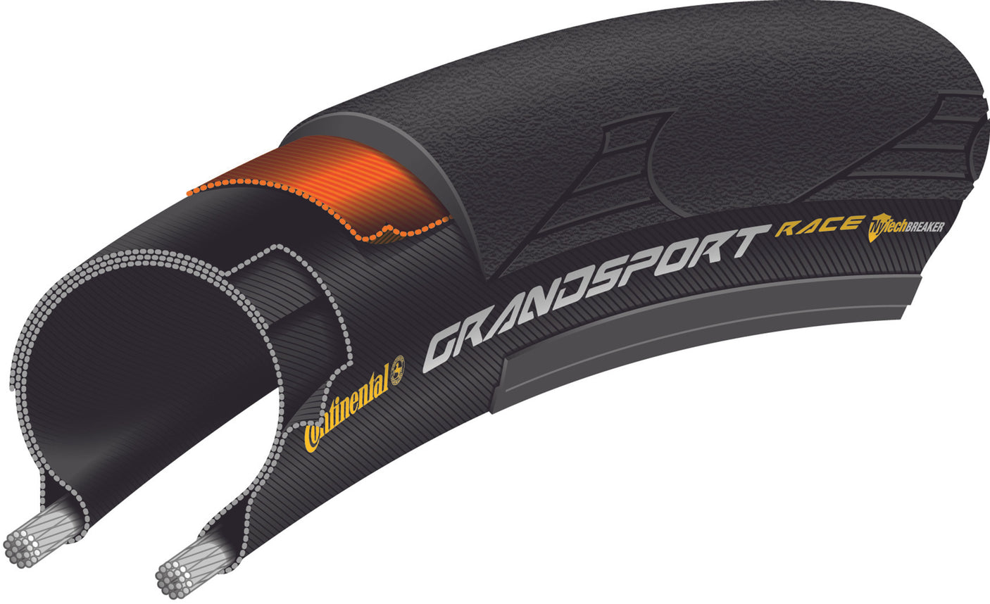 Continental Grand Sport Race pneu pliant 700x25C noir