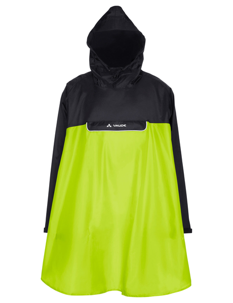 VAUDE Covero Poncho II jaune néon/noir
