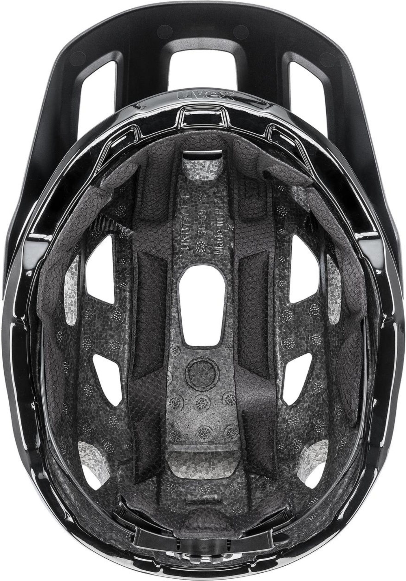 uvex React Casque VTT Noir Mat