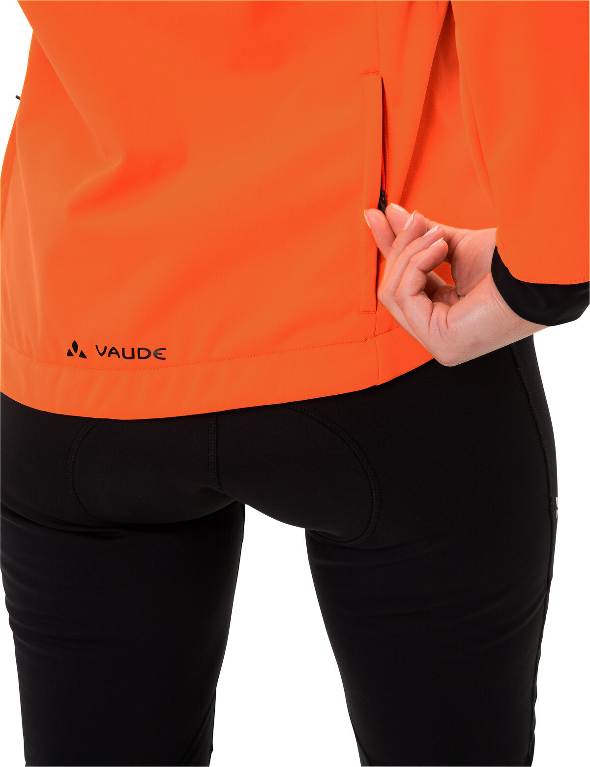 VAUDE Posta Softshell Veste Femme orange néon