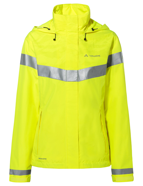 VAUDE Women's Luminum Rain Jacket jaune