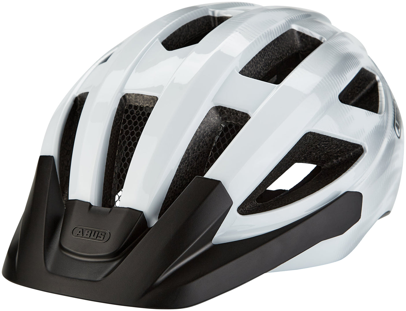 ABUS Macator Casque Route blanc argenté