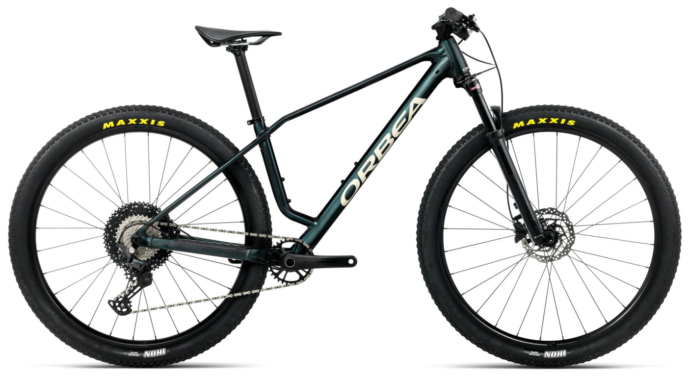 Orbea ALMA H30 Espace Green (Mat) - Ivory White (Brillant)