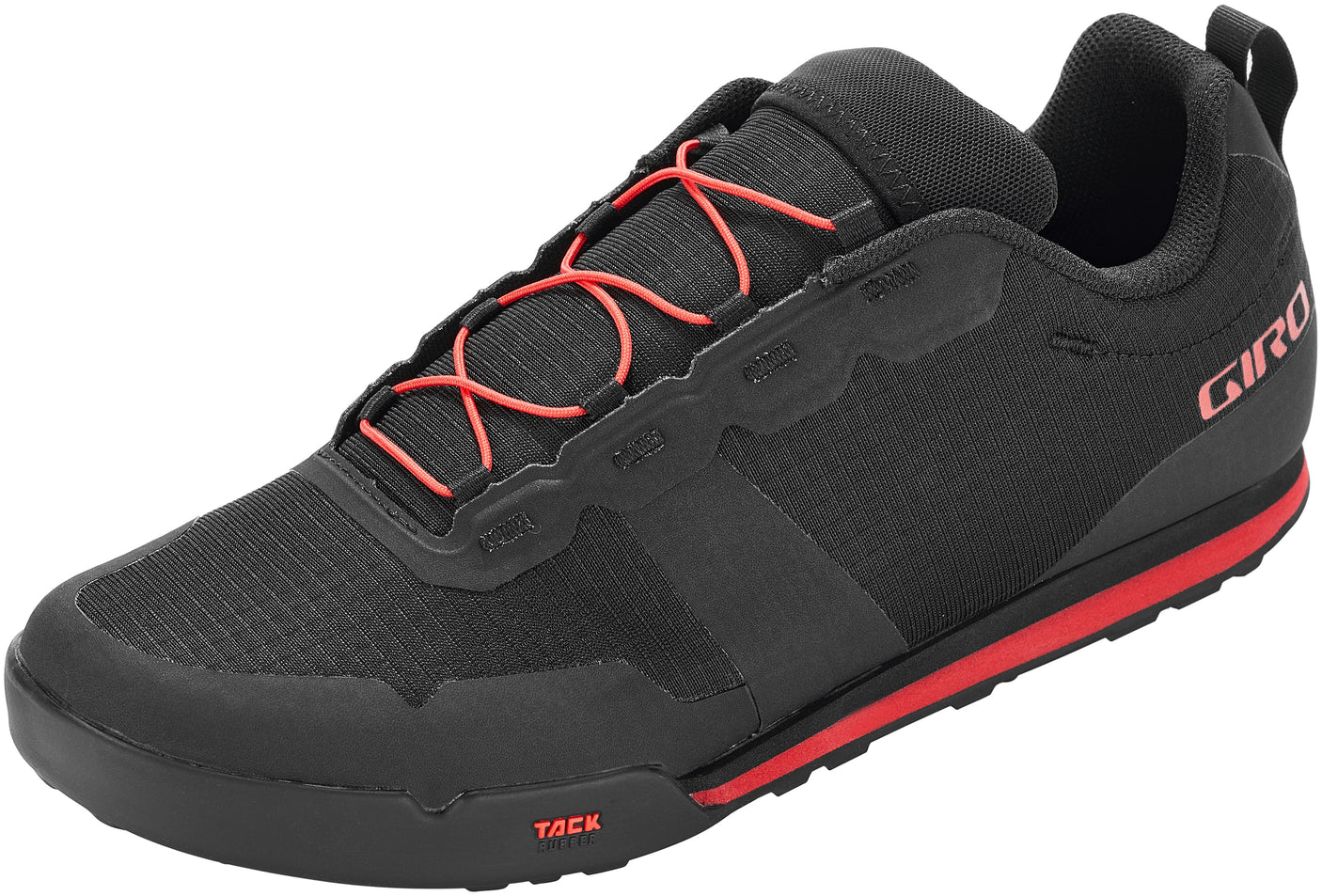 Giro Tracker Fastlace chaussures black/bright red