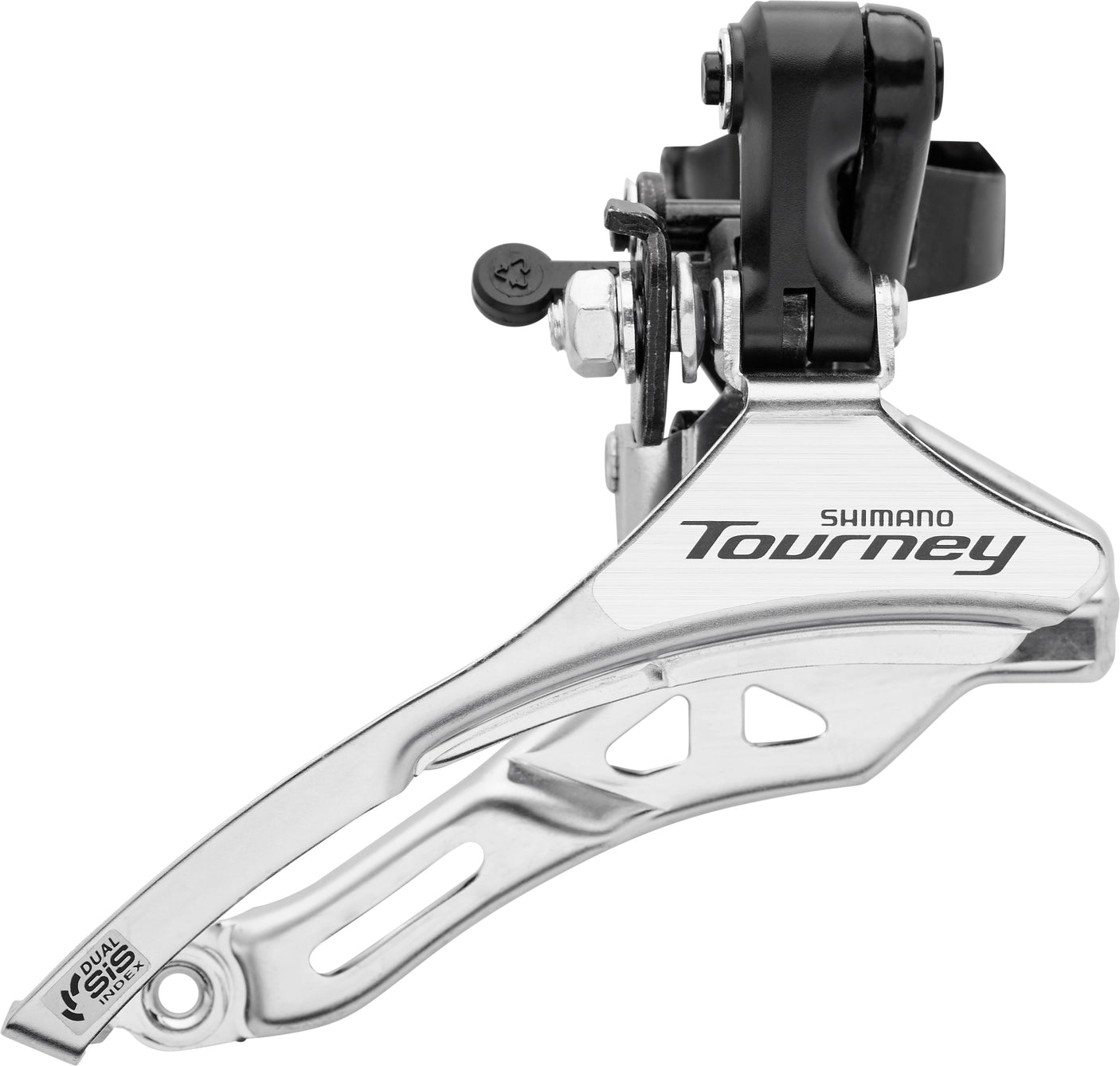 Shimano Tourney FD-TY300 dérailleur avant Collier haut 3x6-/7 vitesses Tirage par le dessus noir/argent