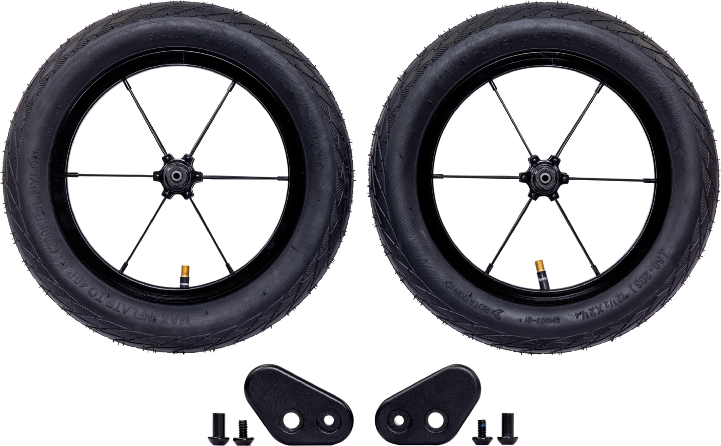 Puky Next Ensemble de roues 12" noir