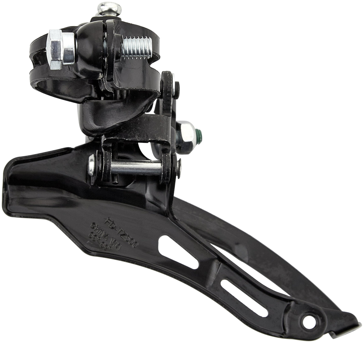 Shimano Tourney TZ FD-TZ500 dérailleur avant 3x6/7 vitesses Down Swing collier bas noir