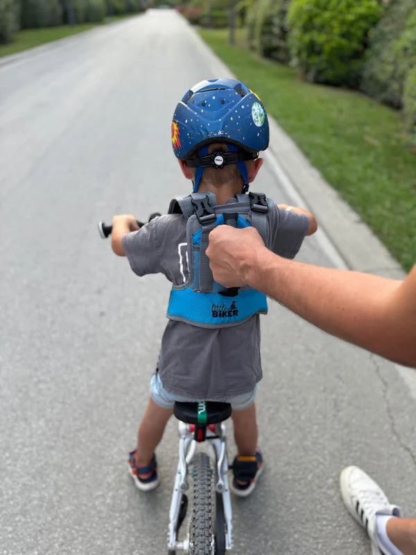 little Biker gilet d'apprentissage vélo Soft Blue