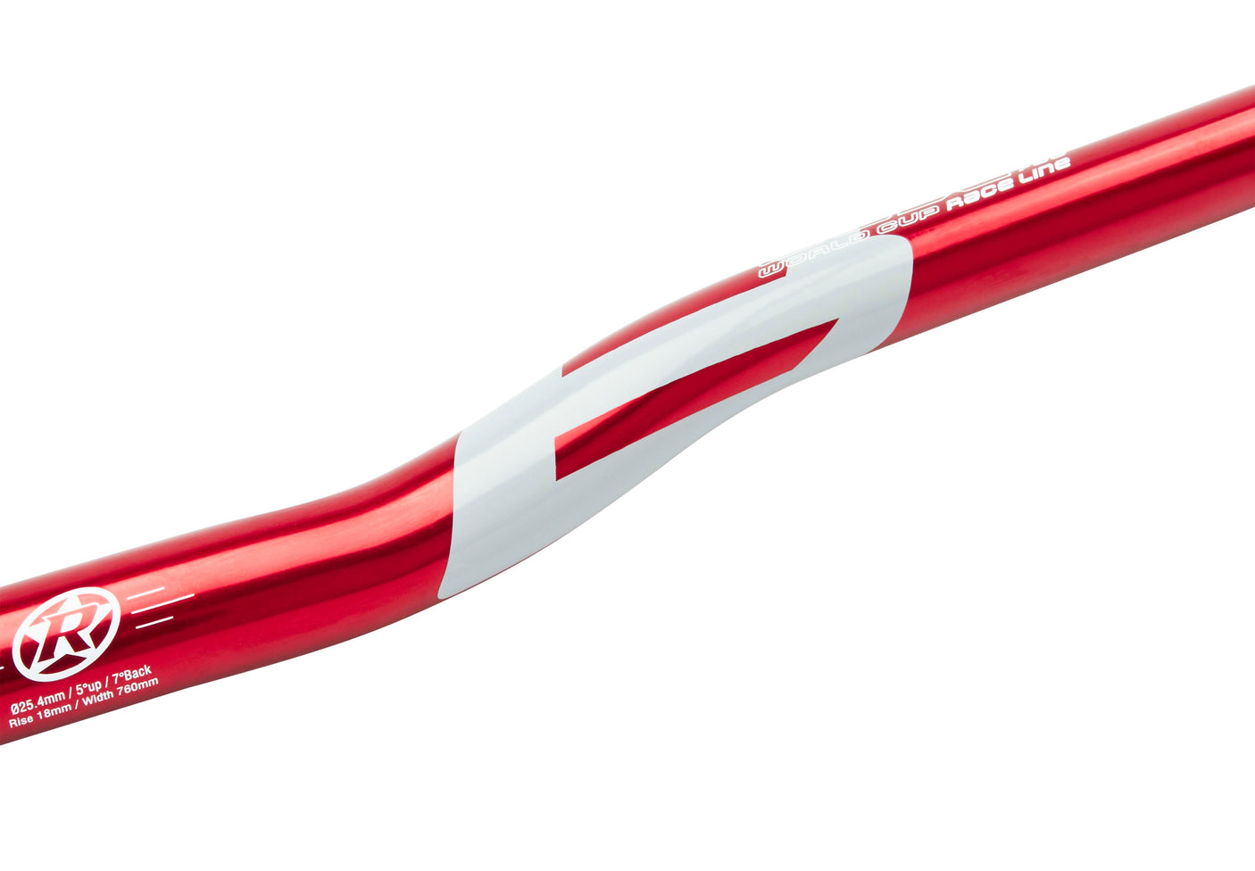 Reverse Base Guidon 25,4mm rouge