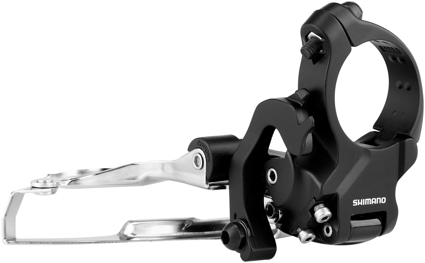 Shimano Deore XT Trekking FD-T8000 Dérailleur avant Collier haut 3x10 Down Swing noir