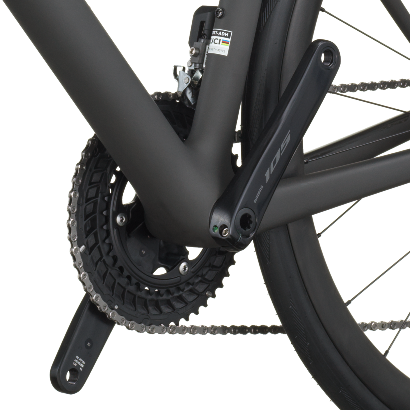 Scott Addict RC 30 vert givré/noir carbone