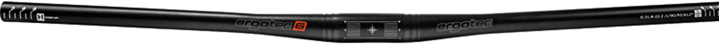 Humpert Flatbar Guidon Ø31,8mm 780B Alu noir