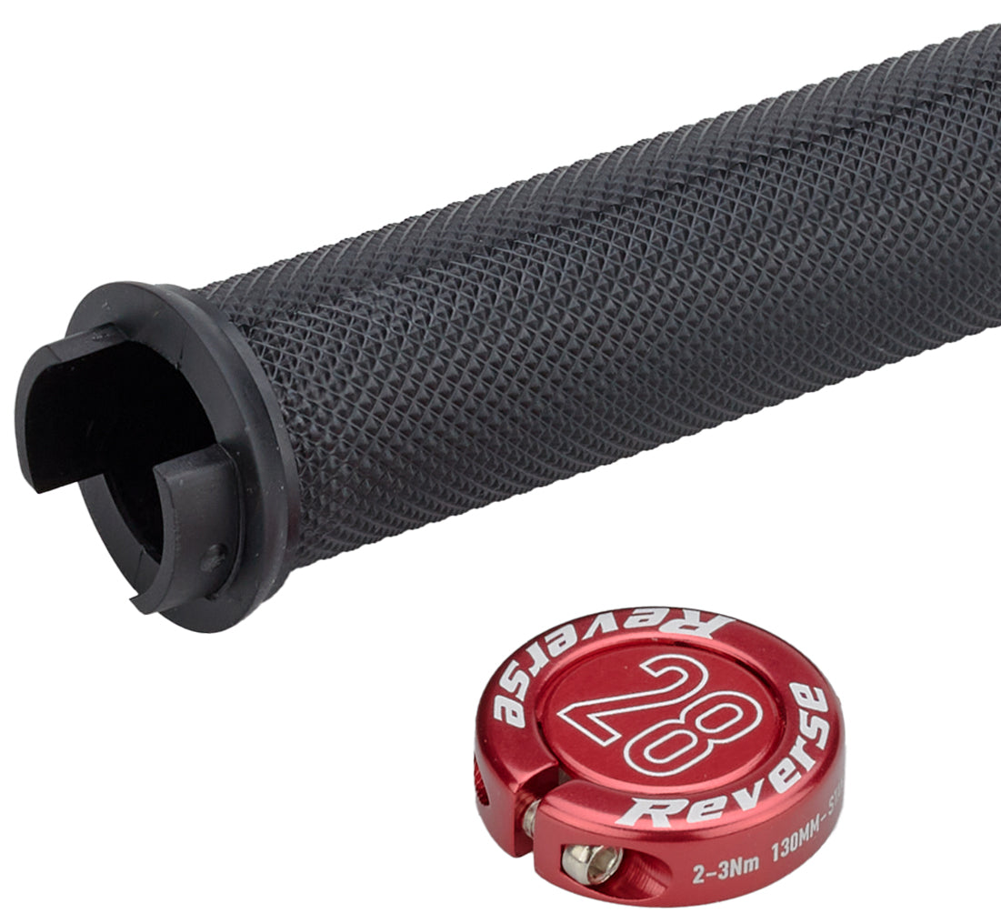 Reverse Classic Lock-On poignées noir/rouge