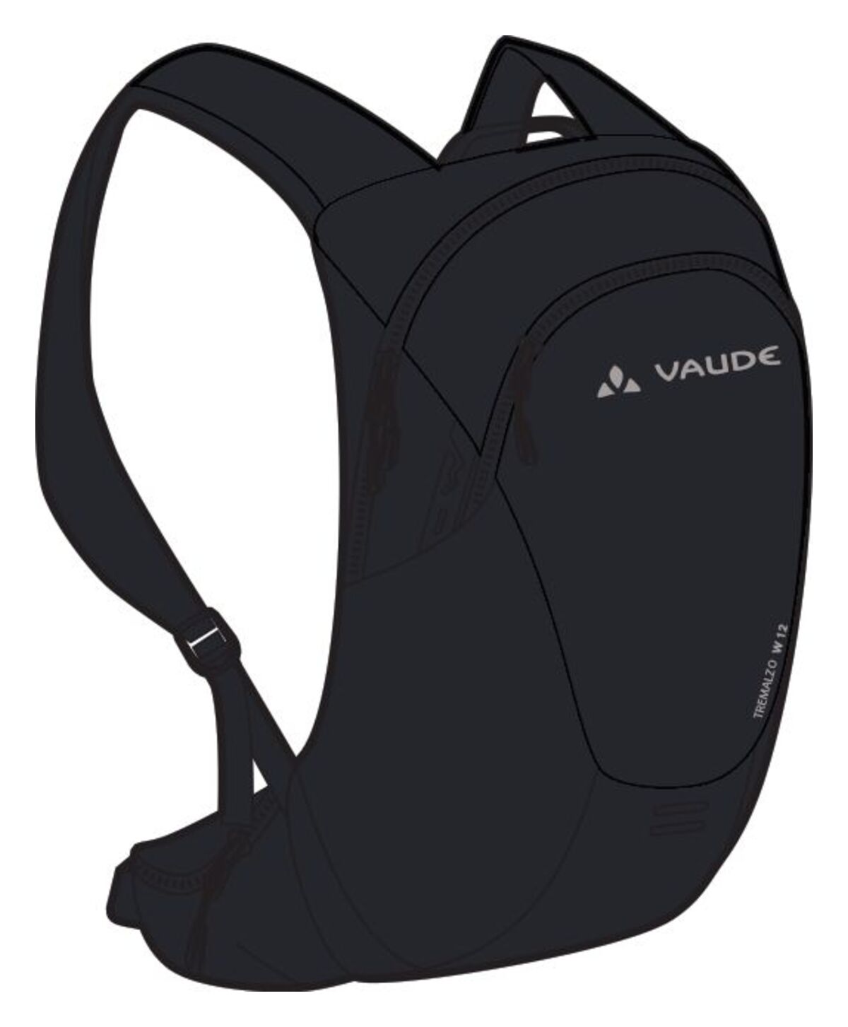 VAUDE Tremalzo 12 Sac à dos femme noir