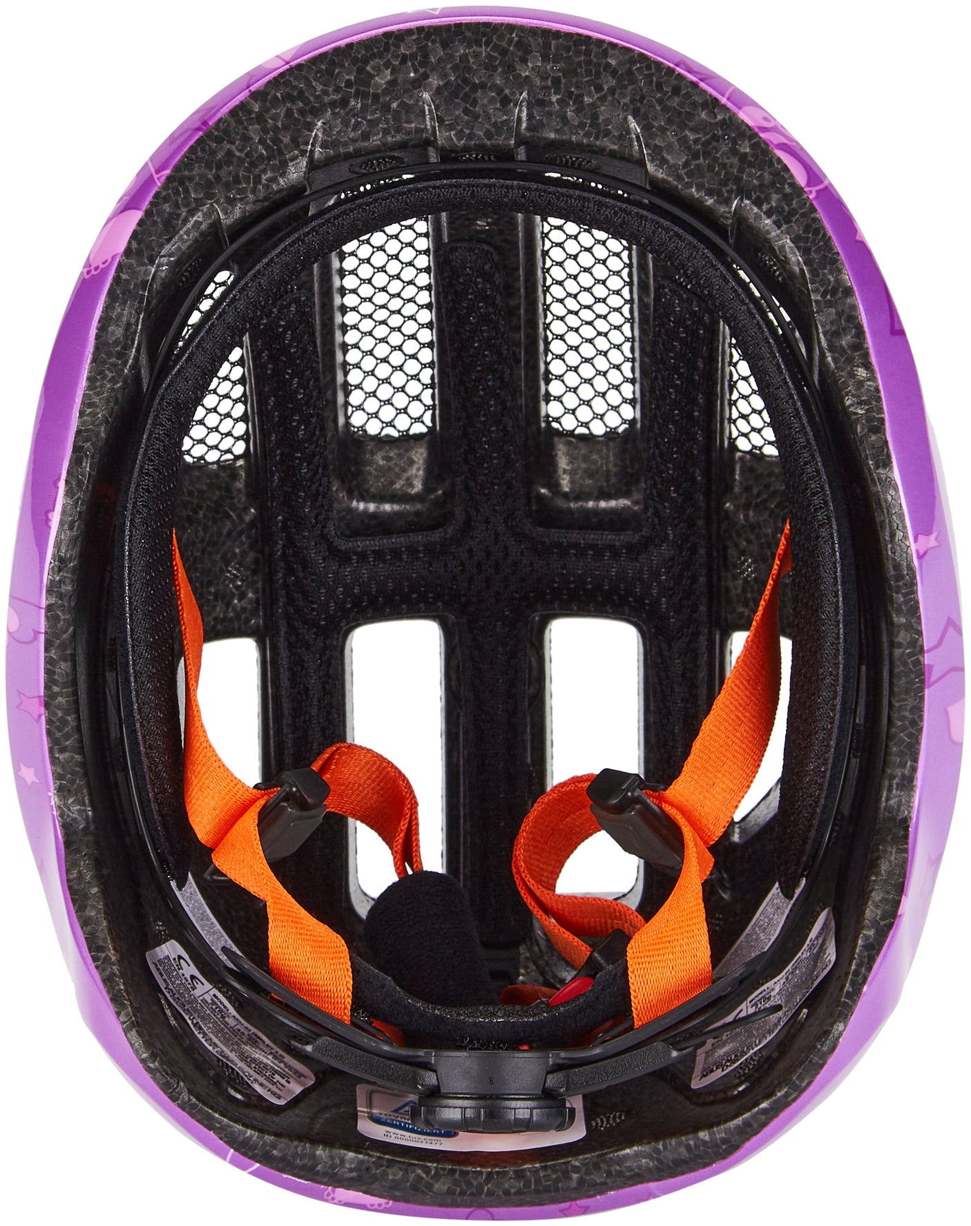 Casque ABUS Smiley 3.0 Kids étoile violette
