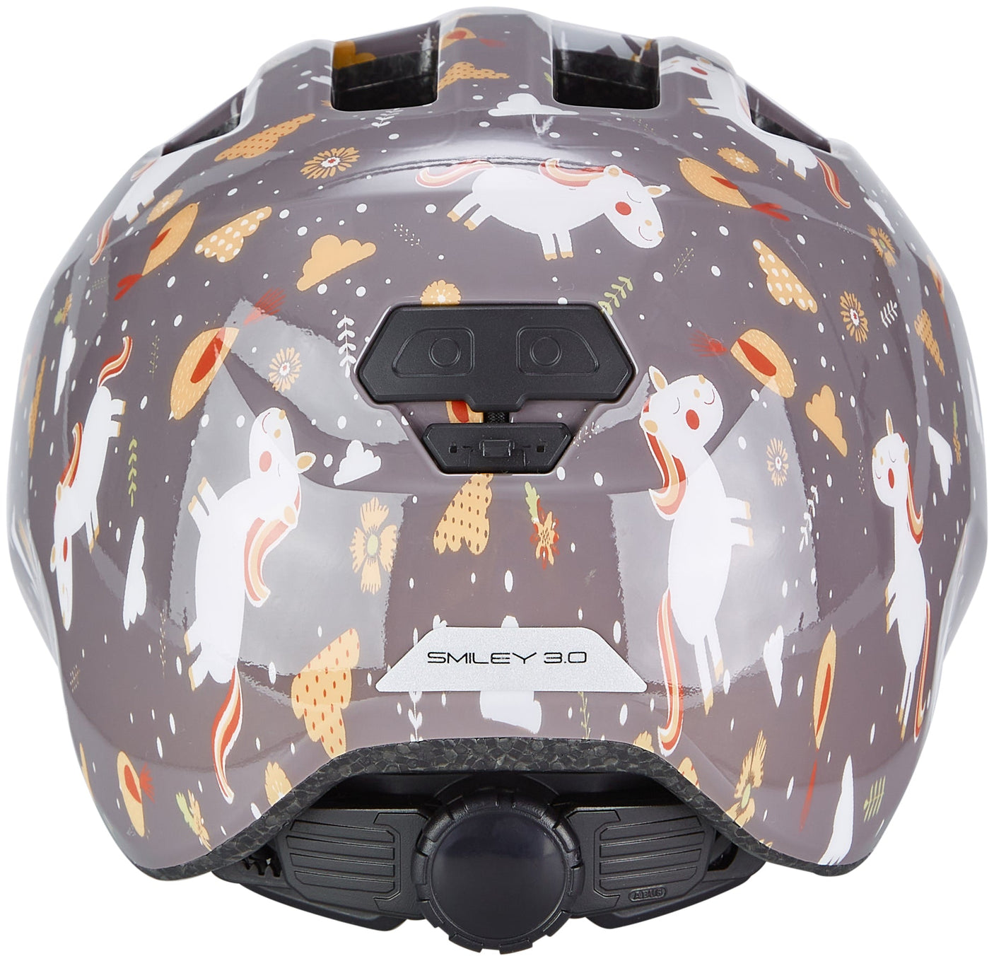Casque ABUS Smiley 3.0 Kids gris cheval