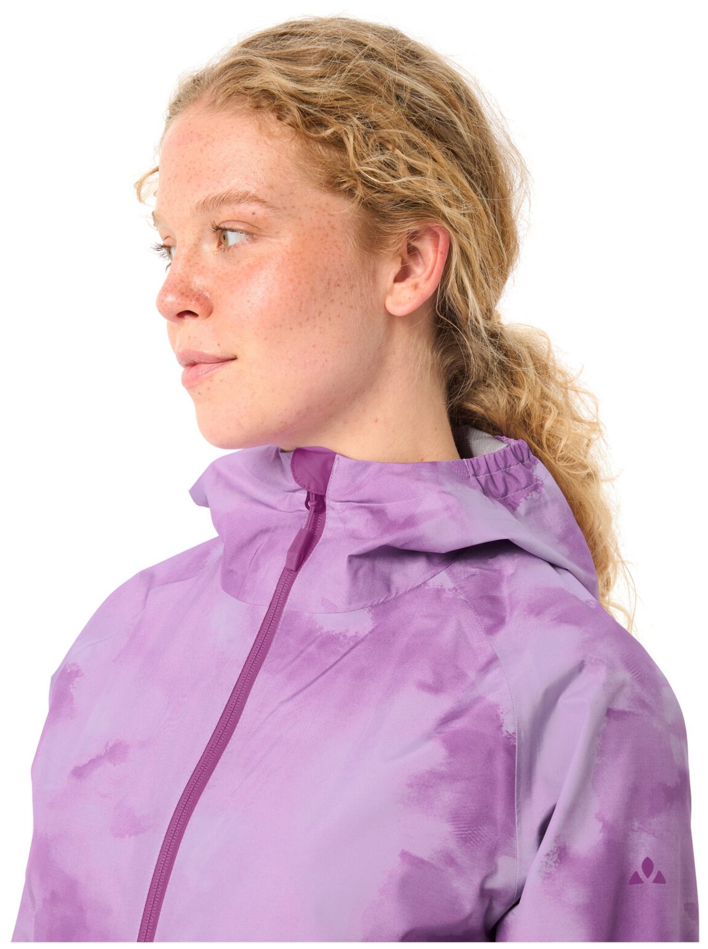 VAUDE Veste de pluie Loamer pour femme framboise