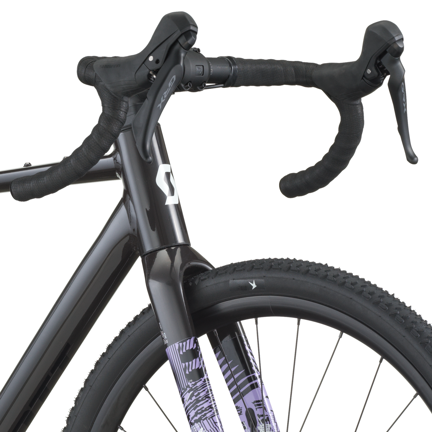 Scott Speedster Gravel 10 carbone noir/tulipe pourpre
