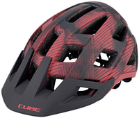 CUBE BADGER casque VTT rouge