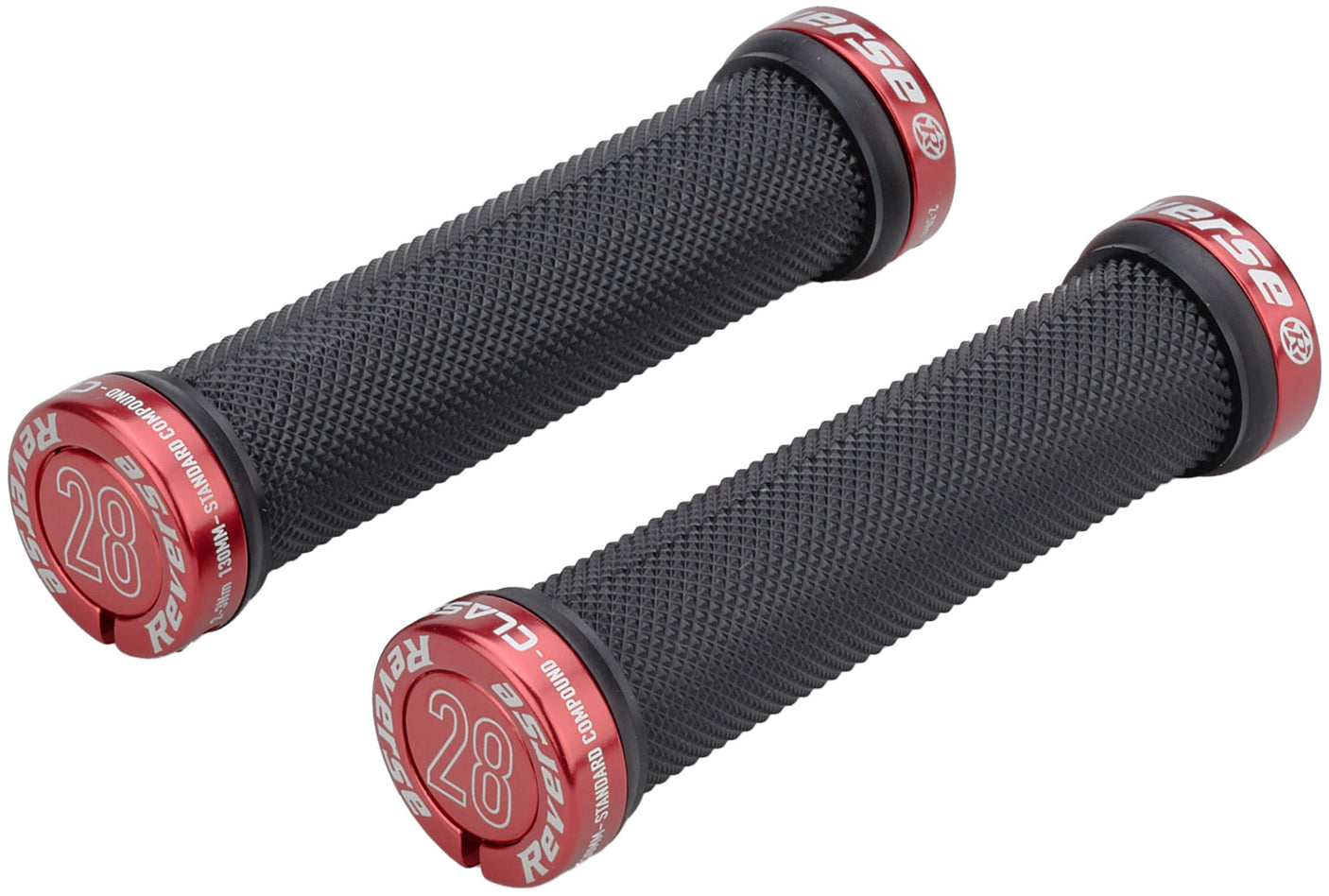 Reverse Classic Lock-On poignées noir/rouge