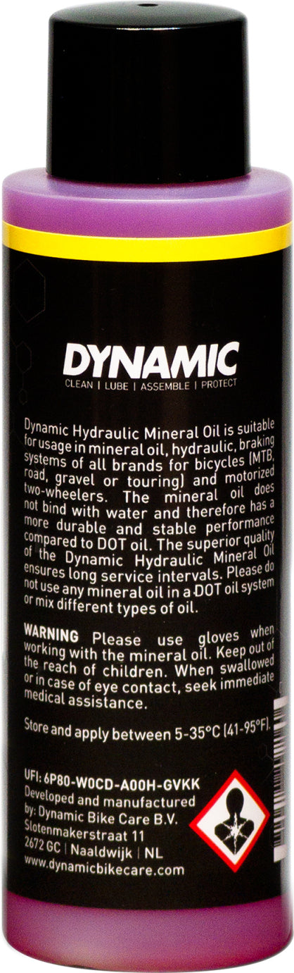 Huile minérale hydraulique dynamique 100ml