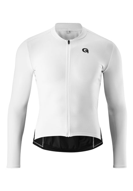 Gonso Sitivo Maillot Manches Longues M blanc / noir