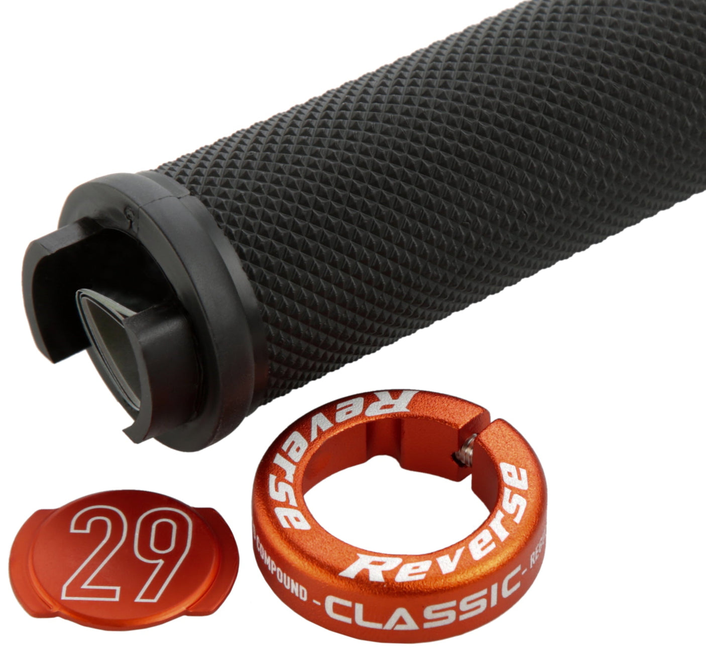 Poignées Reverse Lock-On noir/orange