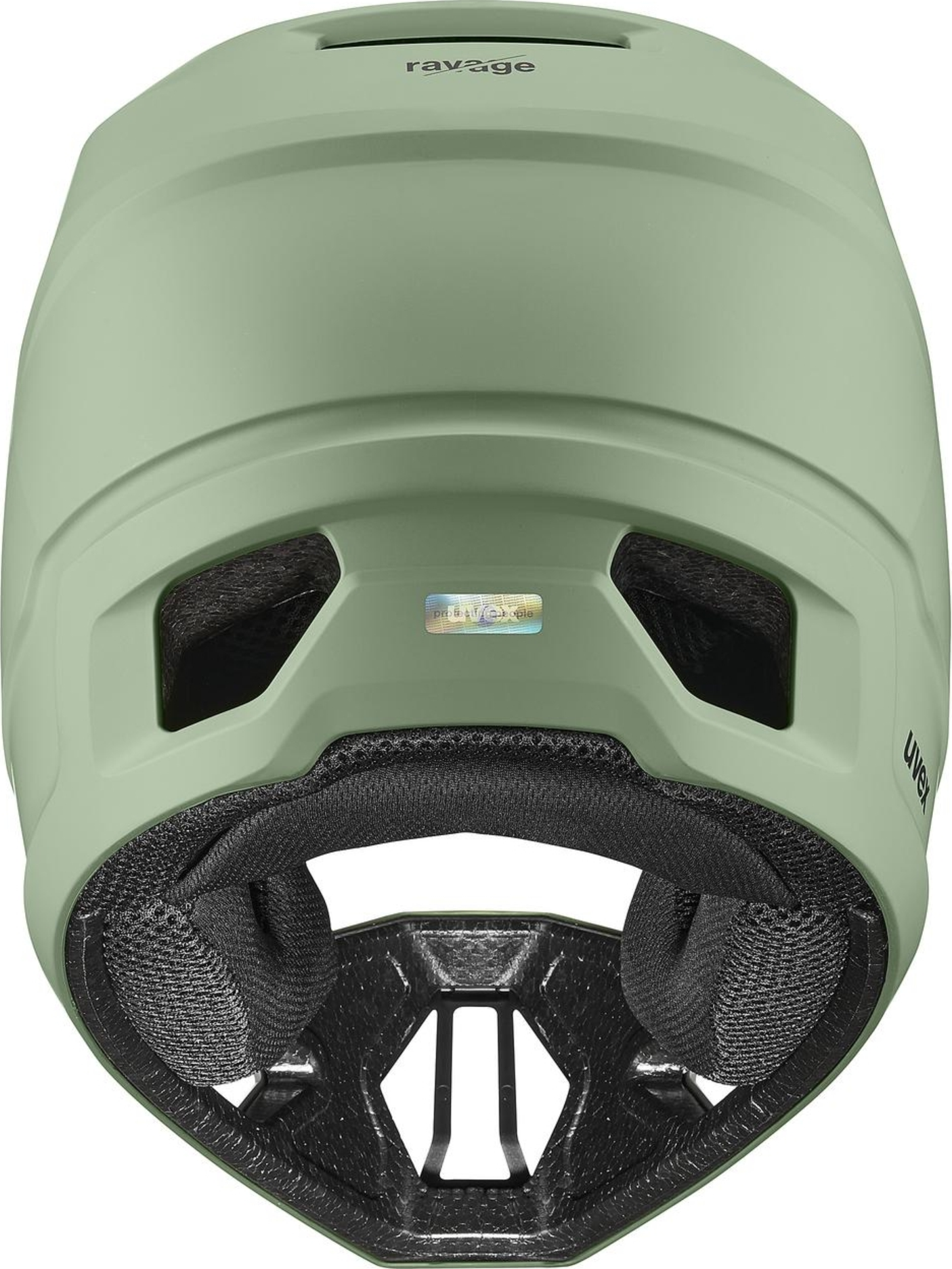 uvex Ravage casque intégral vert mousse-noir mat