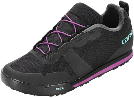Giro Tracker W Fastlace chaussures black/throwback purple