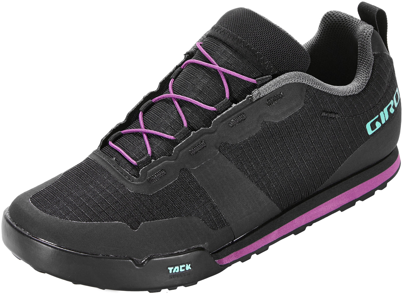 Giro Tracker W Fastlace chaussures black/throwback purple